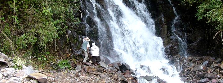 Hiking tours. Boquete, Panama, Bajo mono the water fall of San Ramon