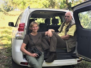 Hans & Terry your host at Tinamou cottage Boquete Panama